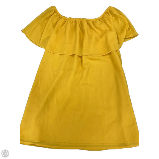 Dress Casual Short By Bb Dakota In Gold, Size: S