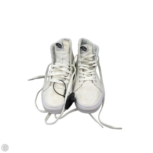 Shoes Flats By Vans In White, Size: 8.5
