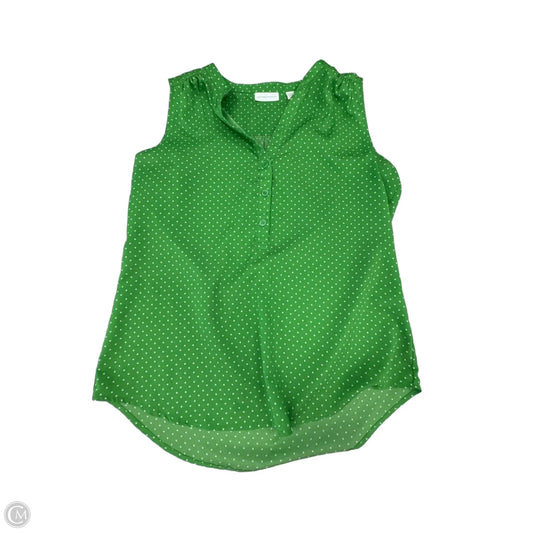 Top Sleeveless By New York And Co In Green, Size: S