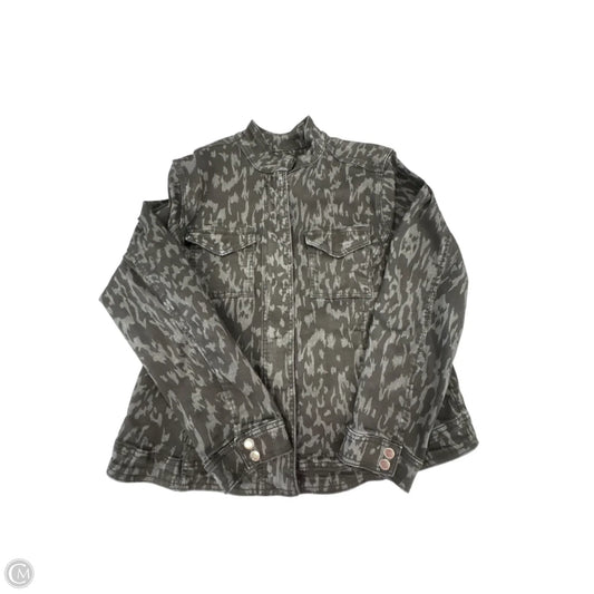 Jacket Denim By Liverpool In Black Denim, Size: L