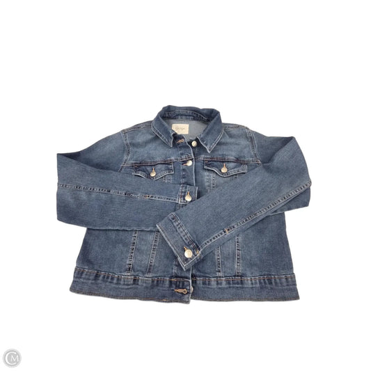 Jacket Denim By Jessica Simpson In Blue Denim, Size: L