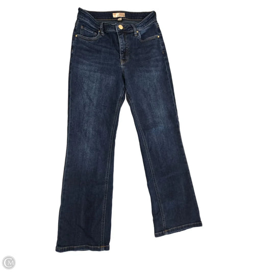 Jeans Flared By Kut In Blue Denim, Size: 2