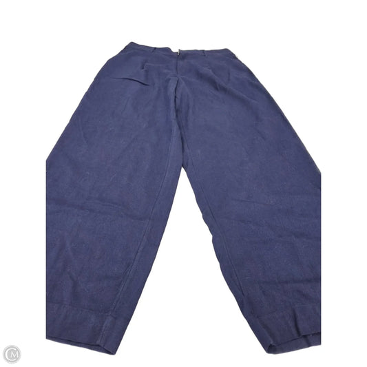 Pants Linen By A New Day In Navy, Size: 14