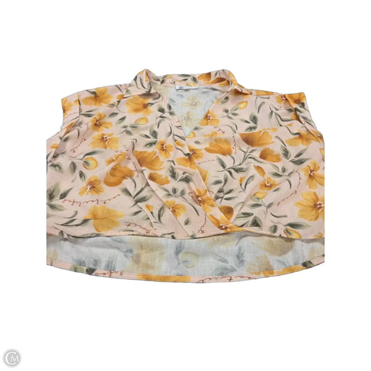Top Short Sleeve By Dr2 In Yellow, Size: M