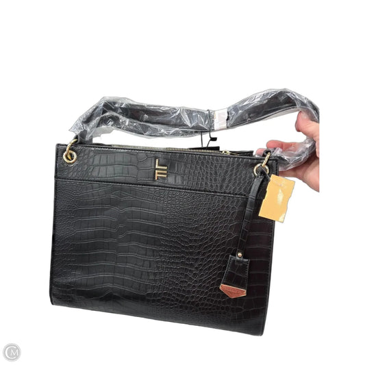 Handbag Leather By London Fog, Size: Large