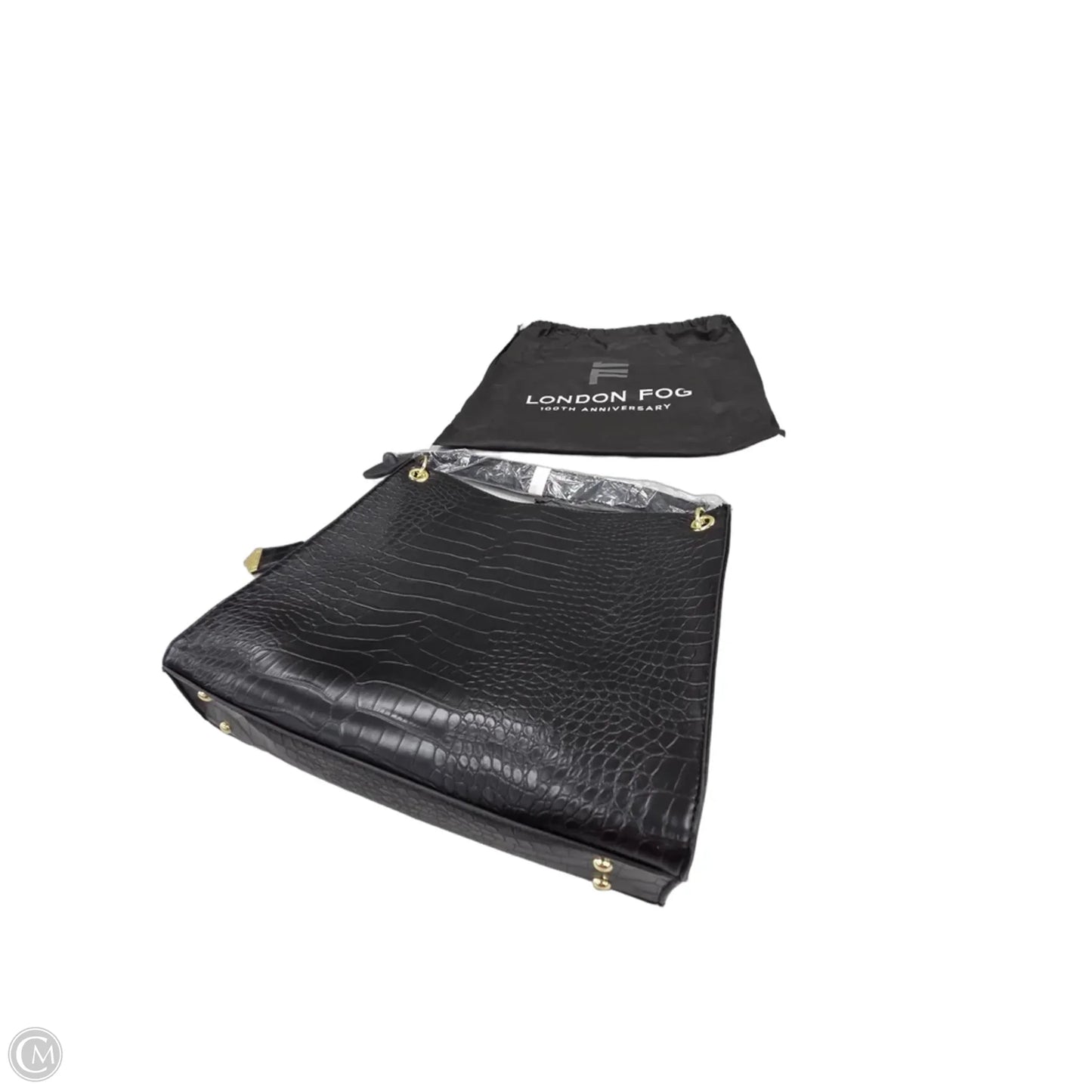 Handbag Leather By London Fog, Size: Large