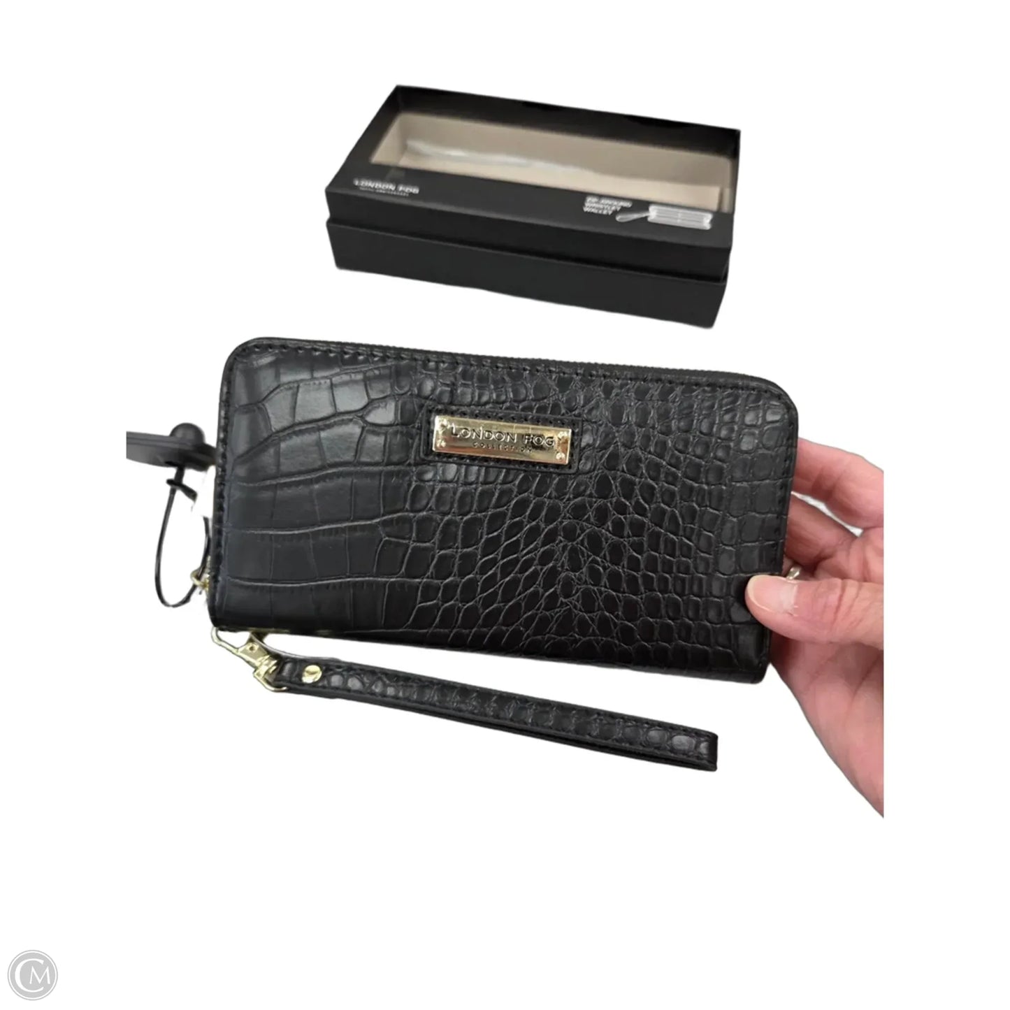 Wristlet Leather By London Fog, Size: Large