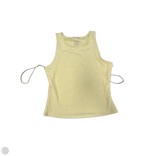 Tank Top By Pink Rose In Yellow, Size: L