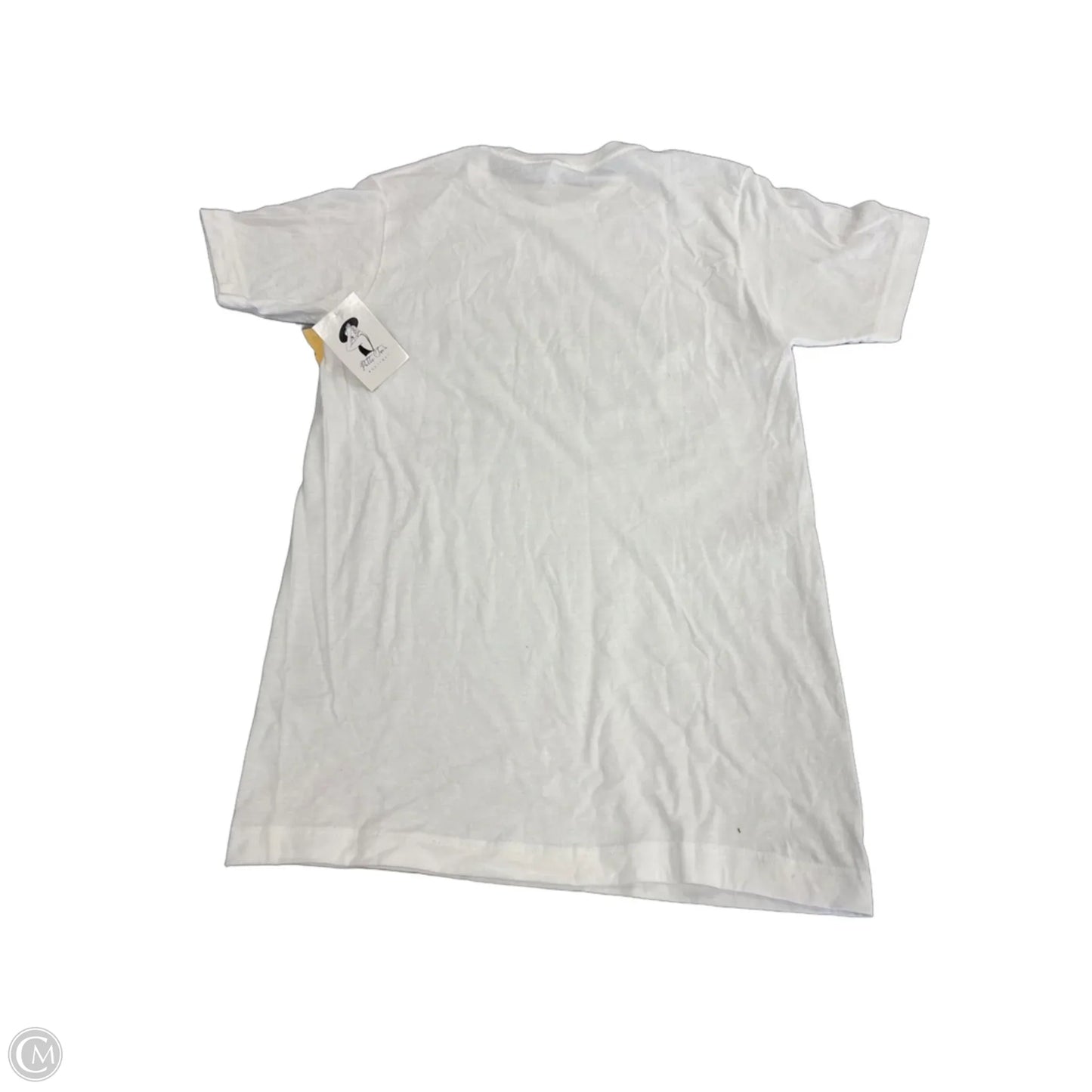 Top Short Sleeve Basic By Cmf In White, Size: S