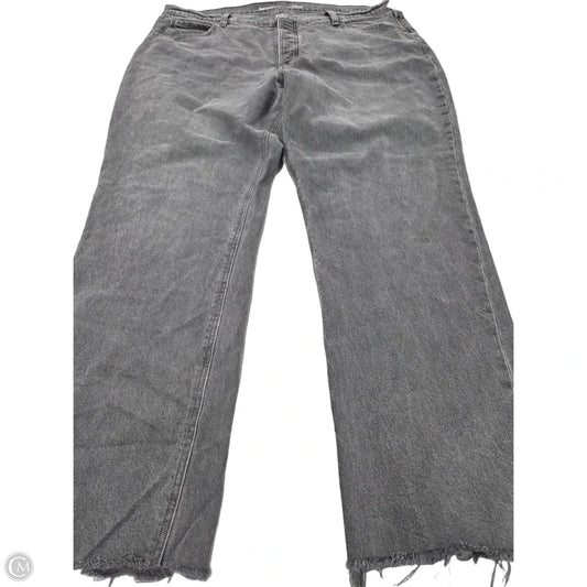 Jeans Straight By Old Navy In Grey Denim, Size: 16