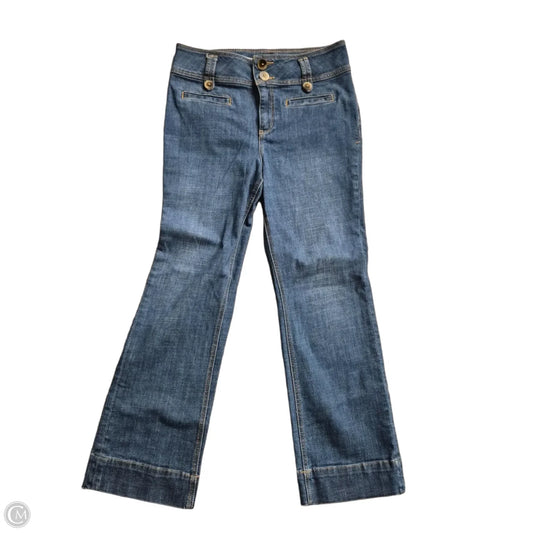 Jeans Straight By Pilcro In Blue Denim, Size: 8