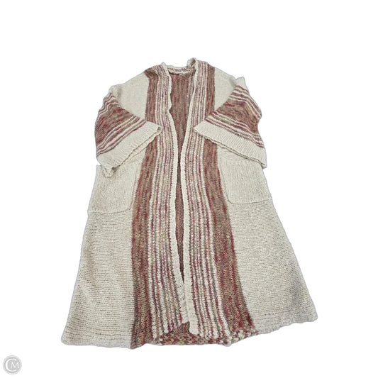 Cardigan By Easel In Cream, Size: M