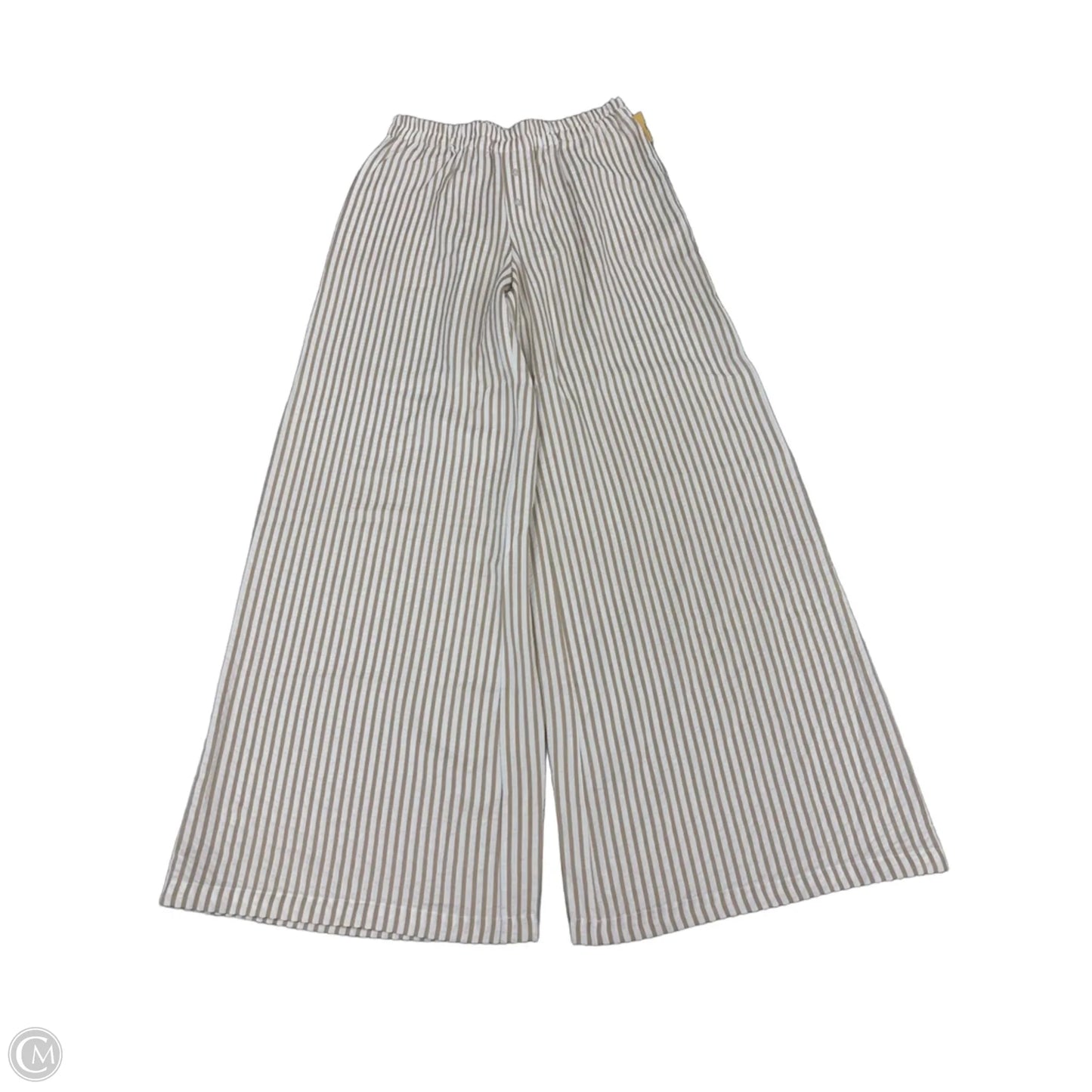 Pants Lounge By Sincerely Jules In Tan & White, Size: S