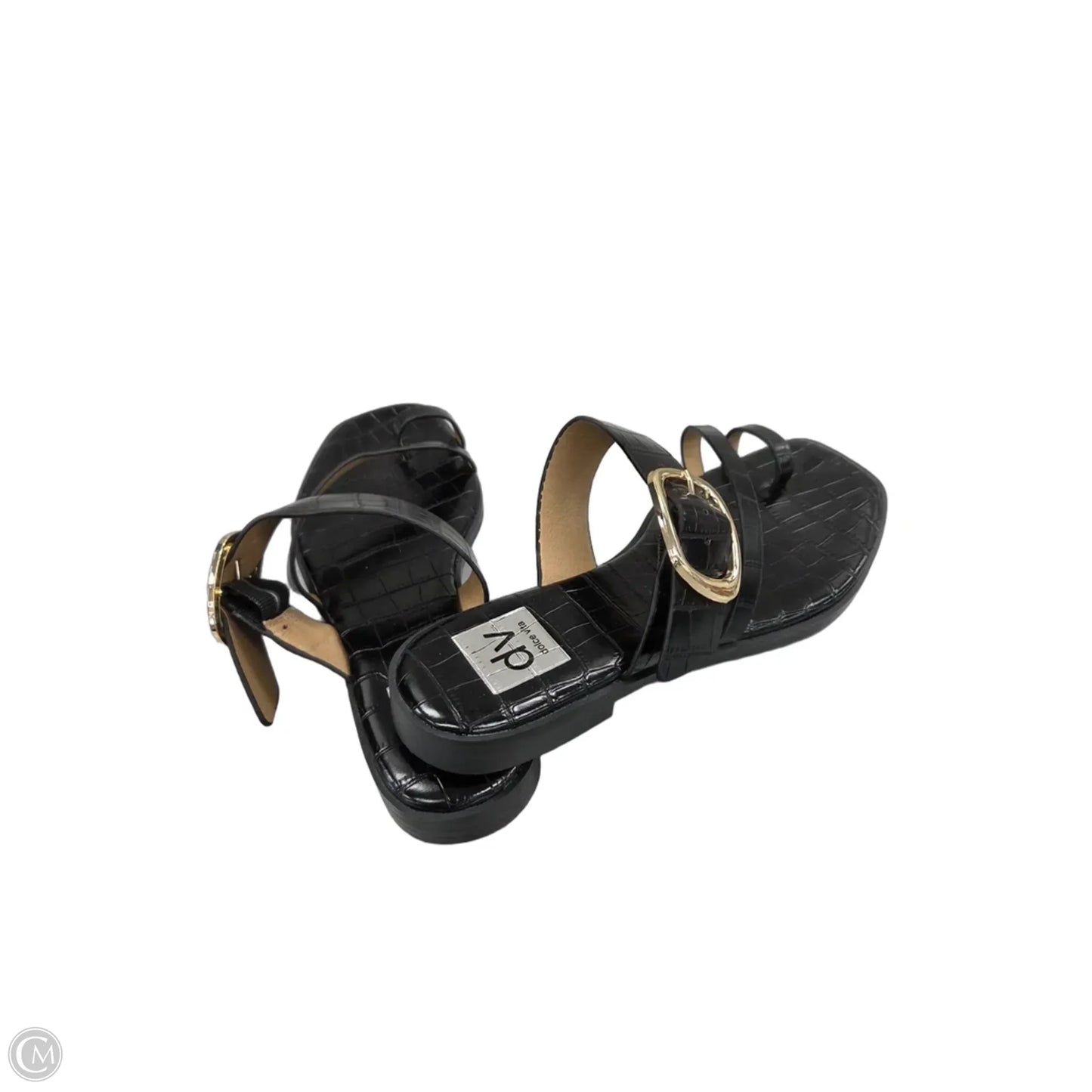 Sandals Flats By Dolce Vita In Black, Size: 8.5