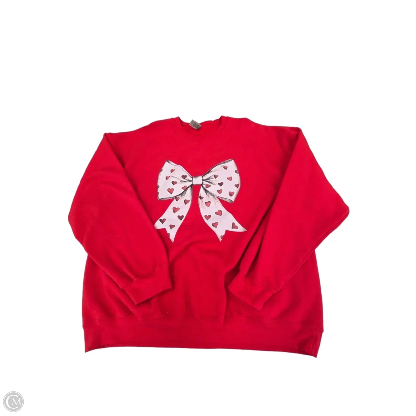 Sweatshirt Crewneck By Gildan In Red, Size: Xl