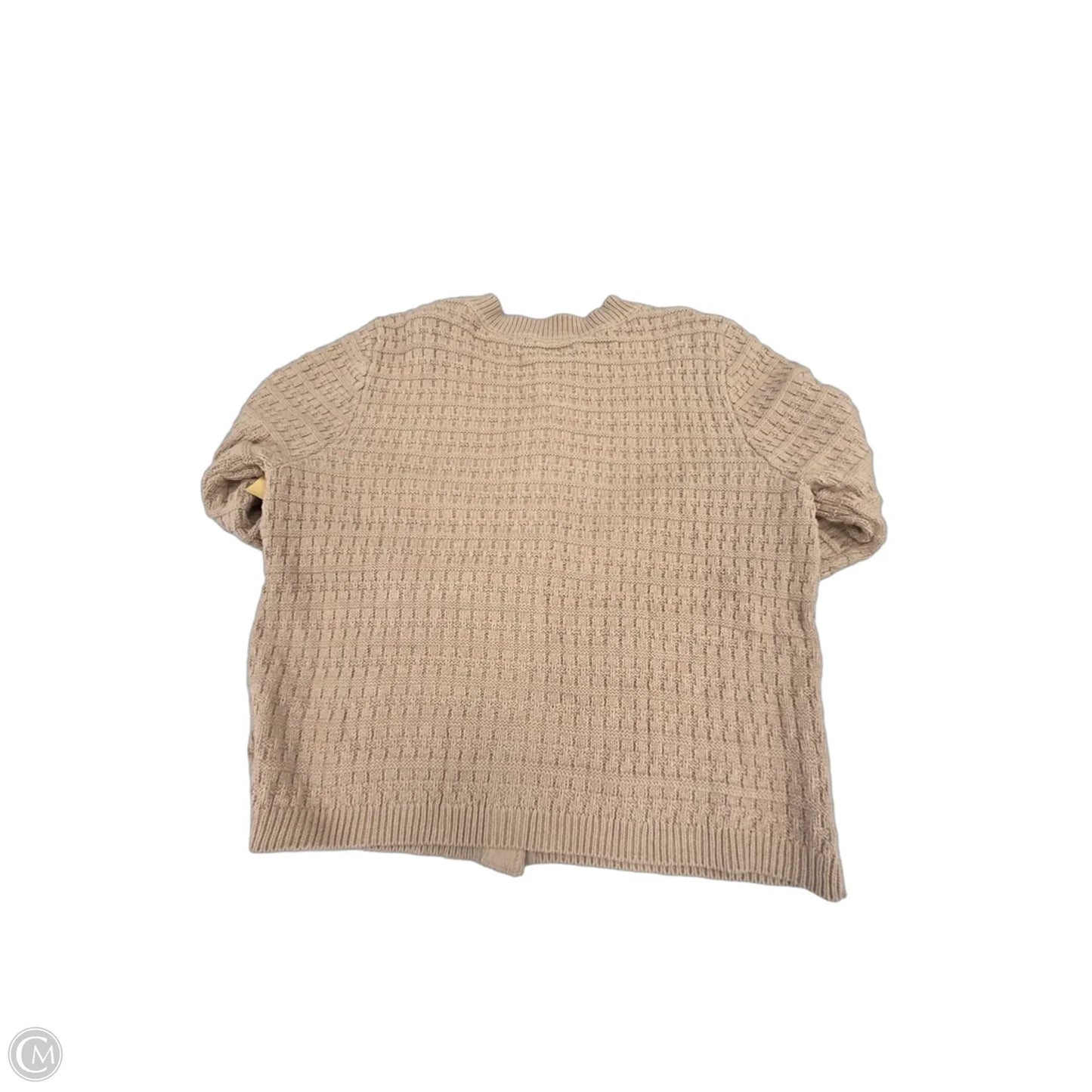 Sweater Cardigan By Lillusory In Tan, Size: L