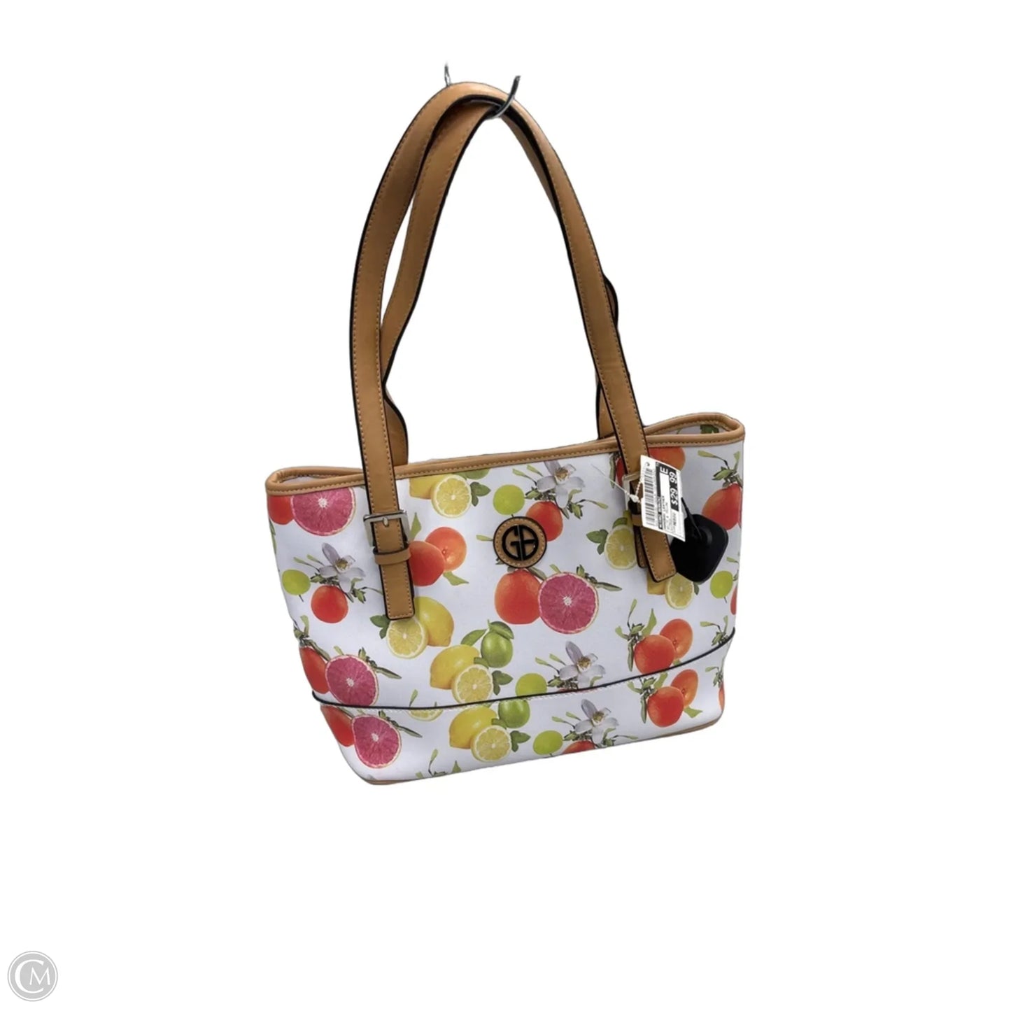 Handbag Leather By Giani Bernini, Size: Medium