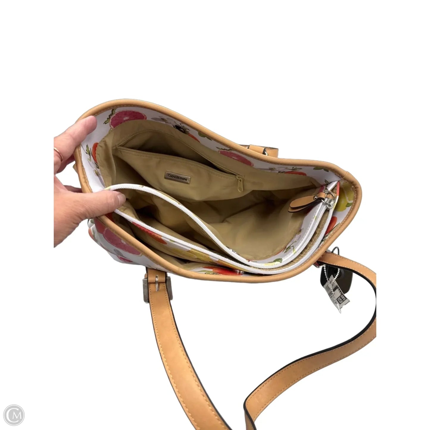 Handbag Leather By Giani Bernini, Size: Medium
