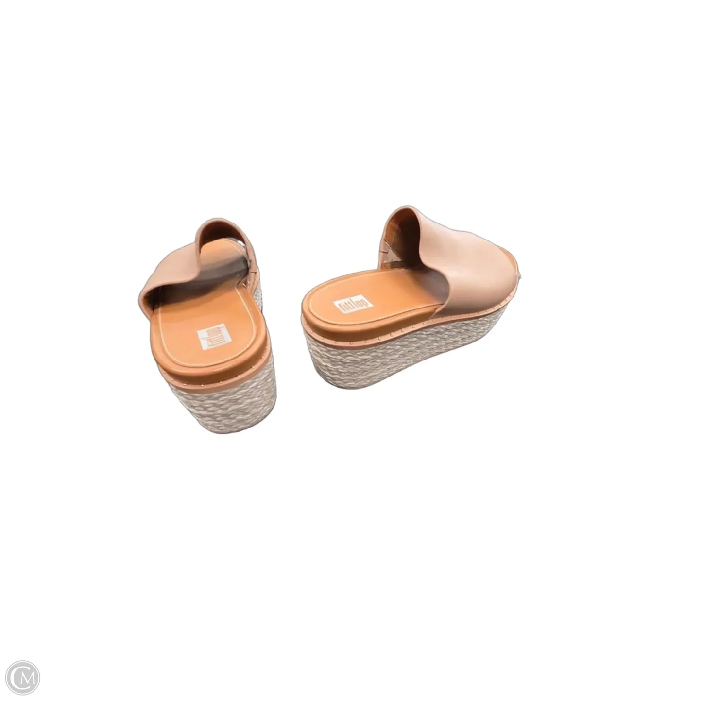 Sandals Heels Wedge By Fitflop In Tan, Size: 7