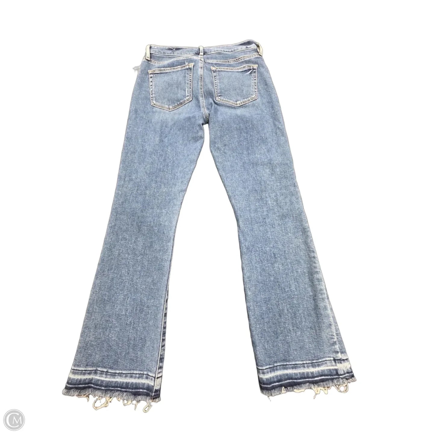 Jeans Flared By Loft In Blue Denim, Size: 2