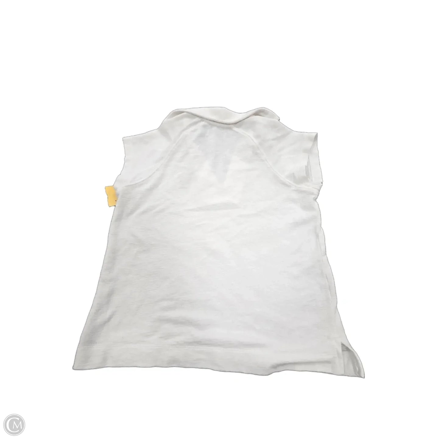 Top Short Sleeve By Free Assembly In White, Size: Xs