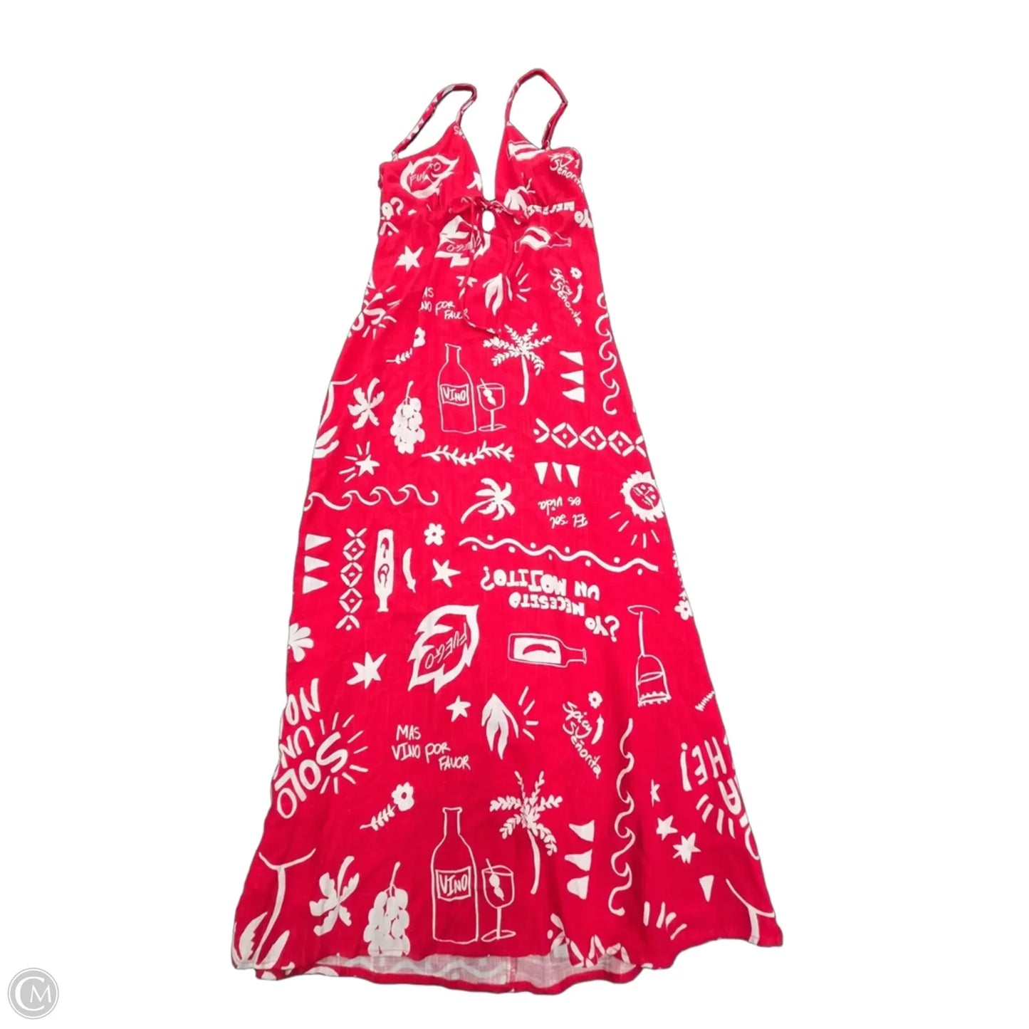 Dress Casual Short By Cme In Red, Size: M