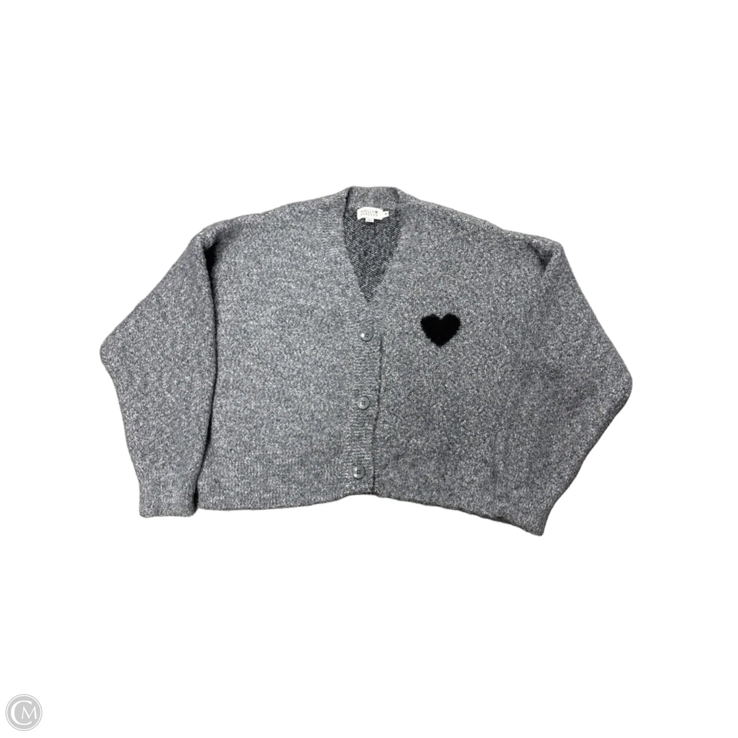 Sweater Cardigan By Molly Bracken In Grey, Size: M
