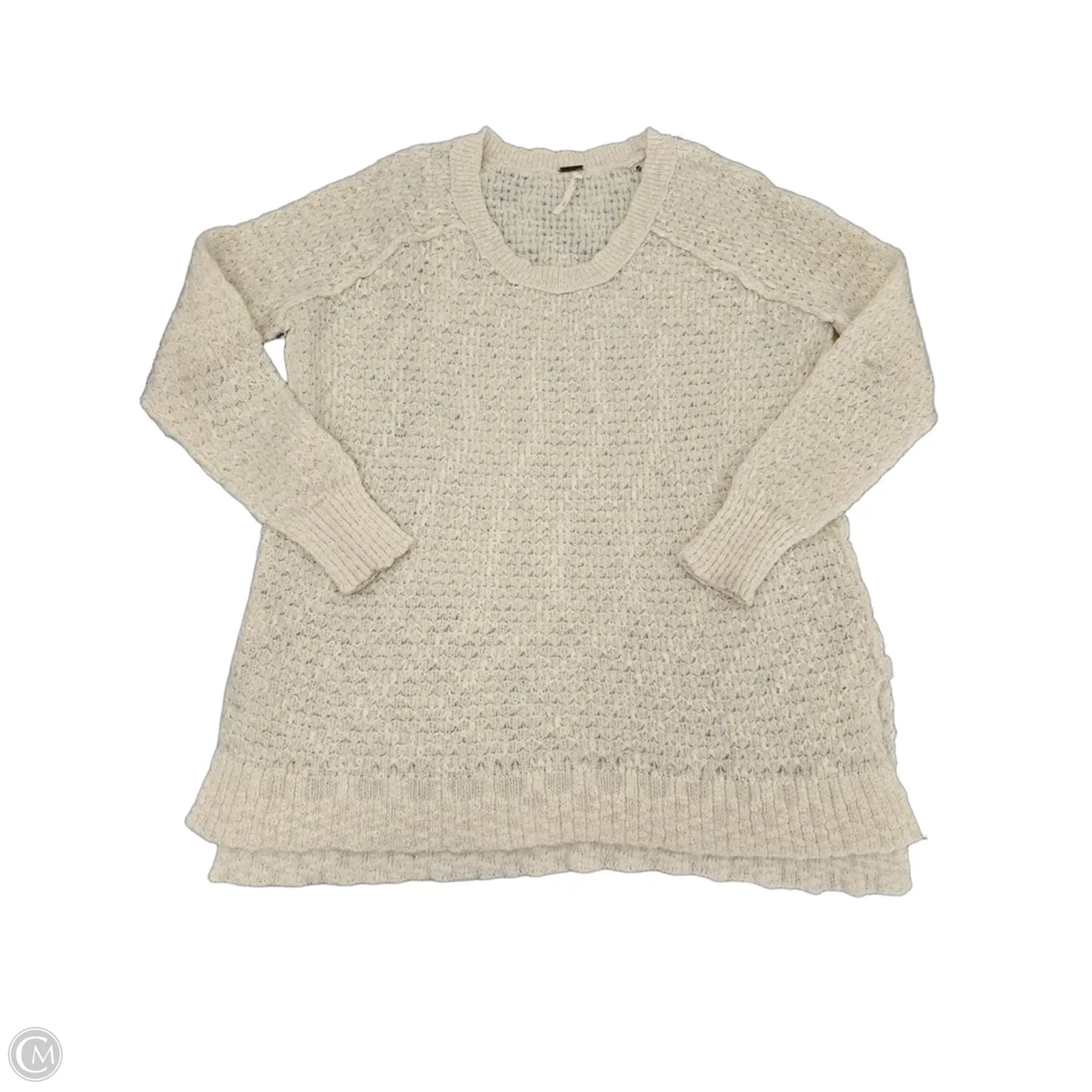 Top Long Sleeve By Free People In White, Size: S