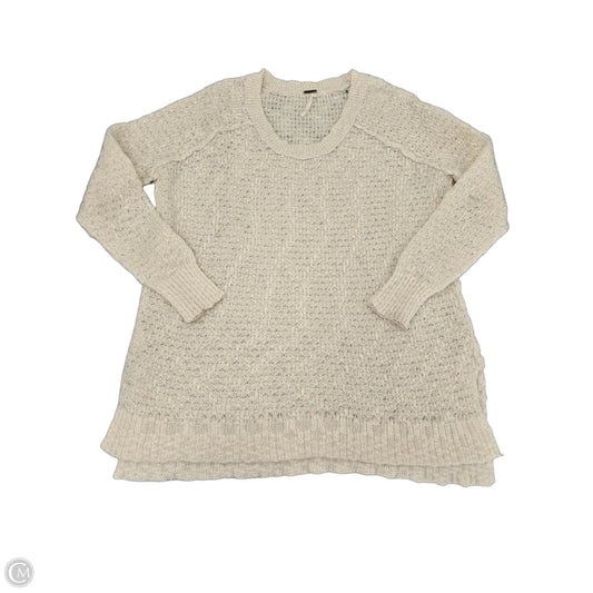 Top Long Sleeve By Free People In White, Size: S