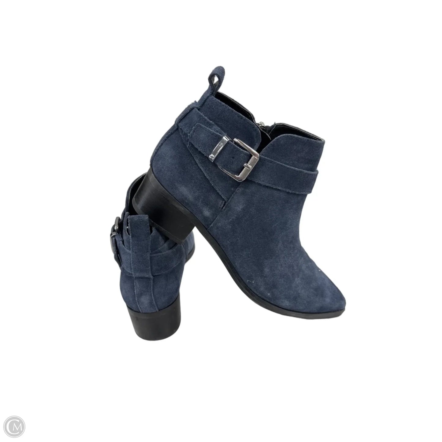 Boots Ankle Heels By Marc Fisher In Blue, Size: 7