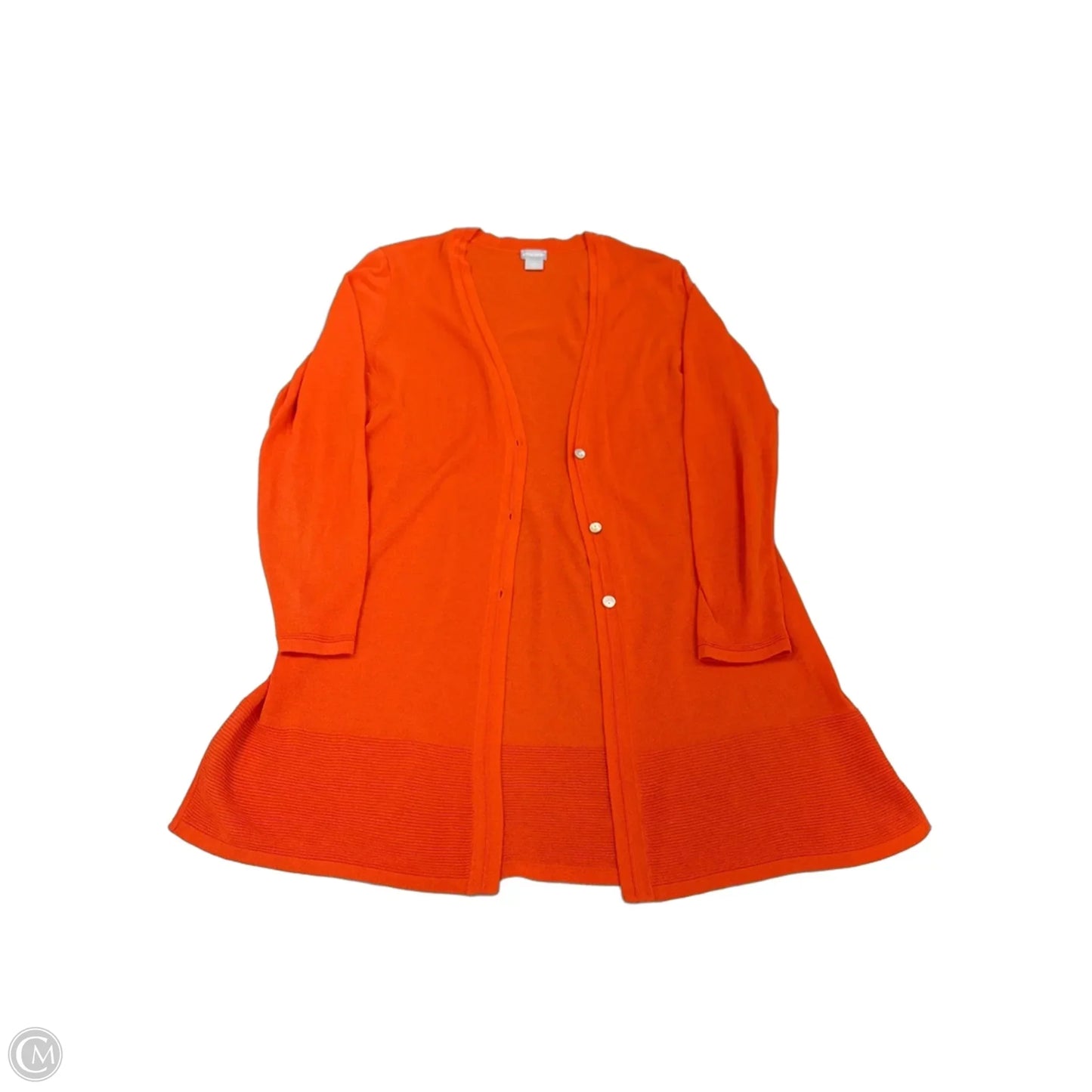 Cardigan By Chicos In Orange, Size: M