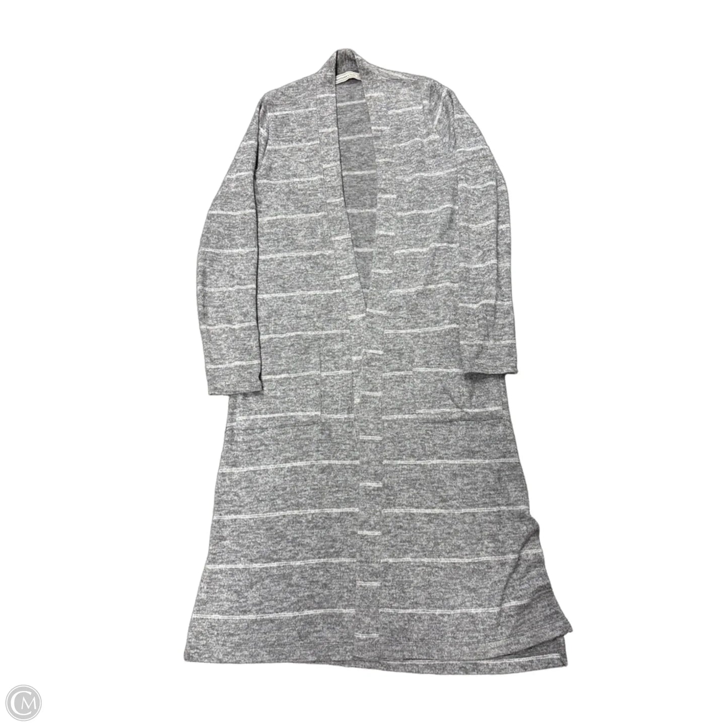 Sweater Cardigan By Abercrombie And Fitch In Grey, Size: M