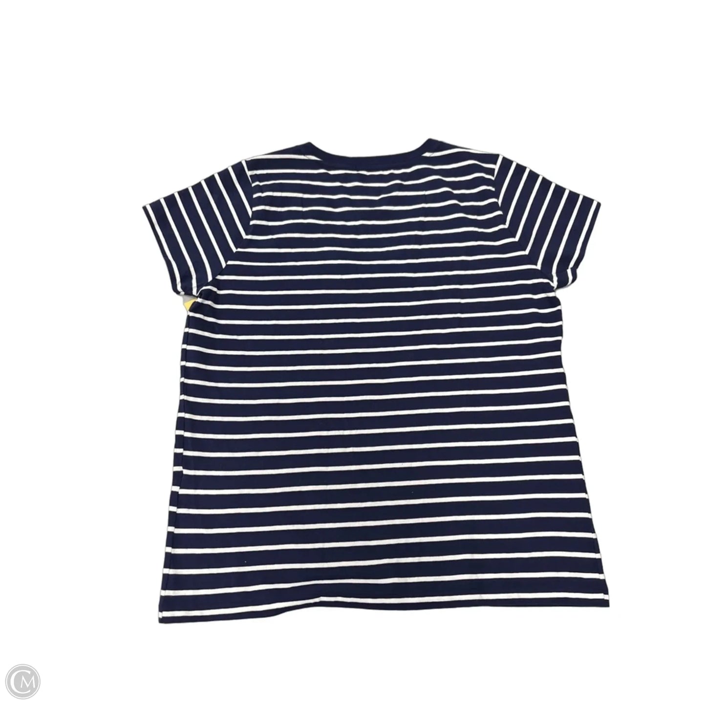 Top Short Sleeve By Polo Ralph Lauren In Striped Pattern, Size: L