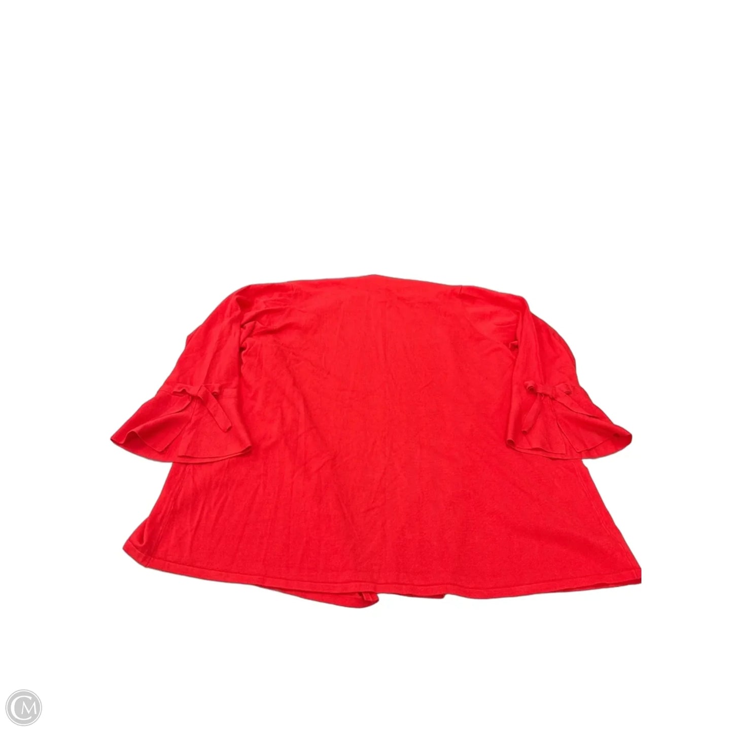 Cardigan By Carmen By Carmen Marc Valvo In Red, Size: 1x