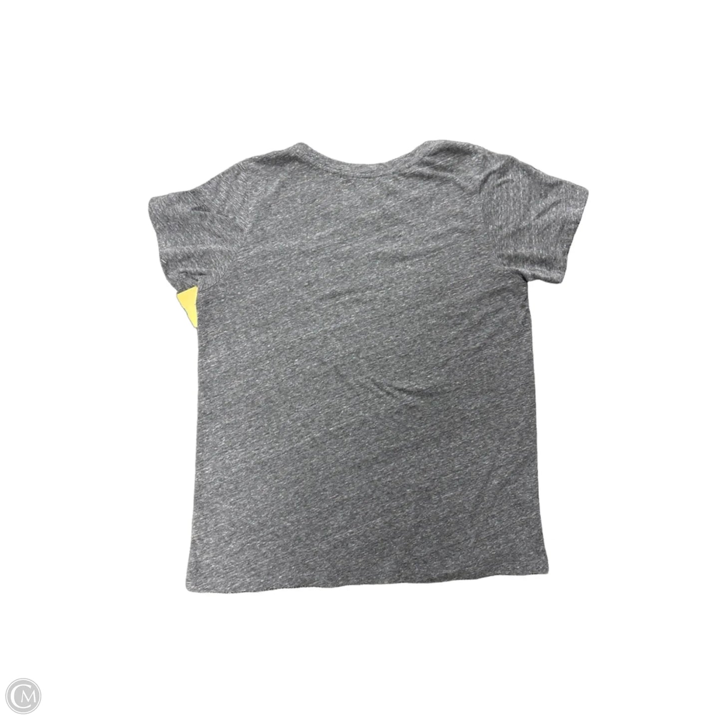 Top Short Sleeve By Cmc In Grey, Size: L