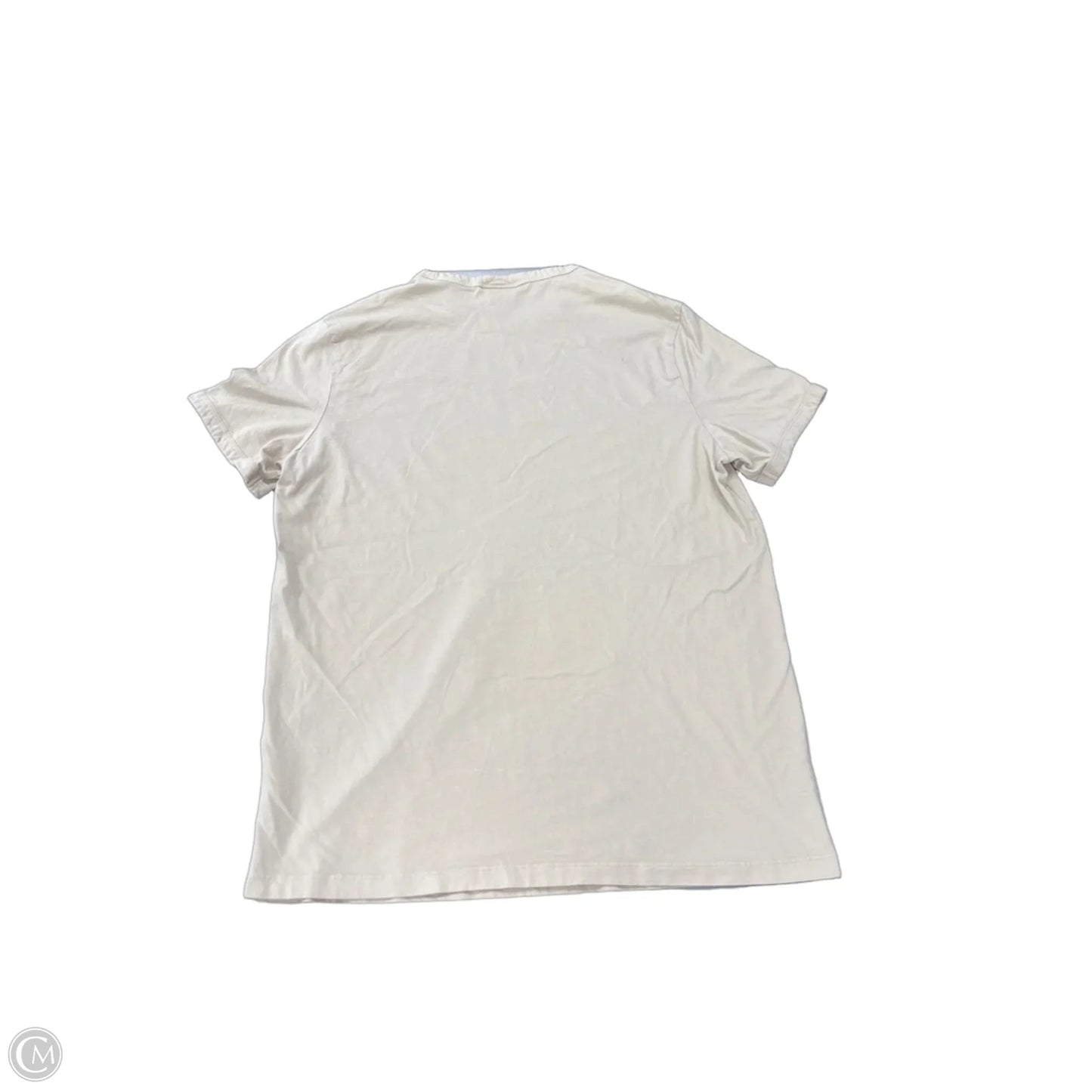 Top Short Sleeve By H&m In Beige, Size: Xl