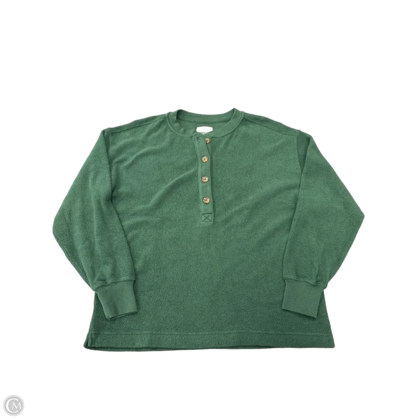 Top Long Sleeve By Aerie In Green, Size: Xs