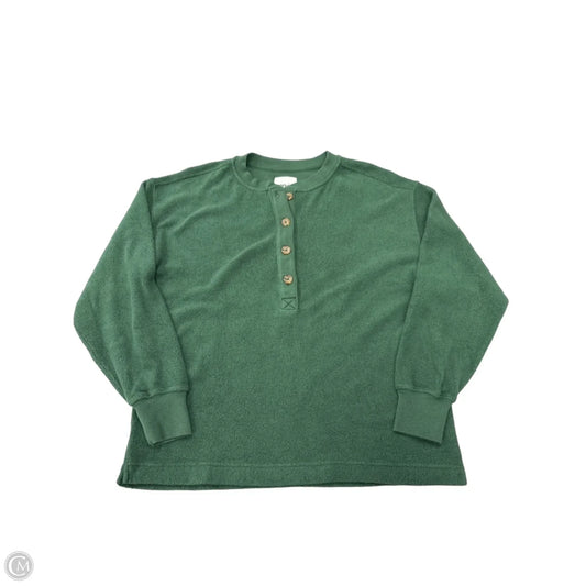 Top Long Sleeve By Aerie In Green, Size: Xs