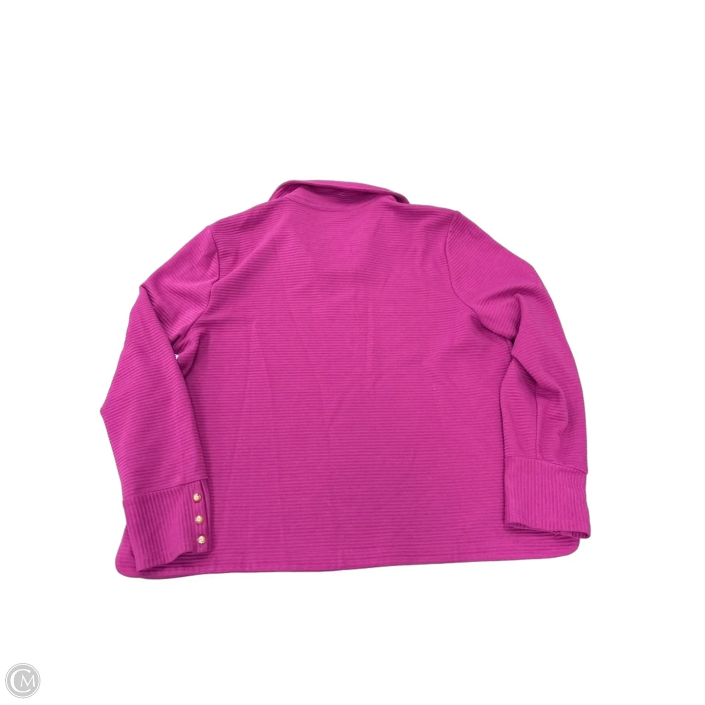 Top Long Sleeve By Talbots In Purple, Size: Xl