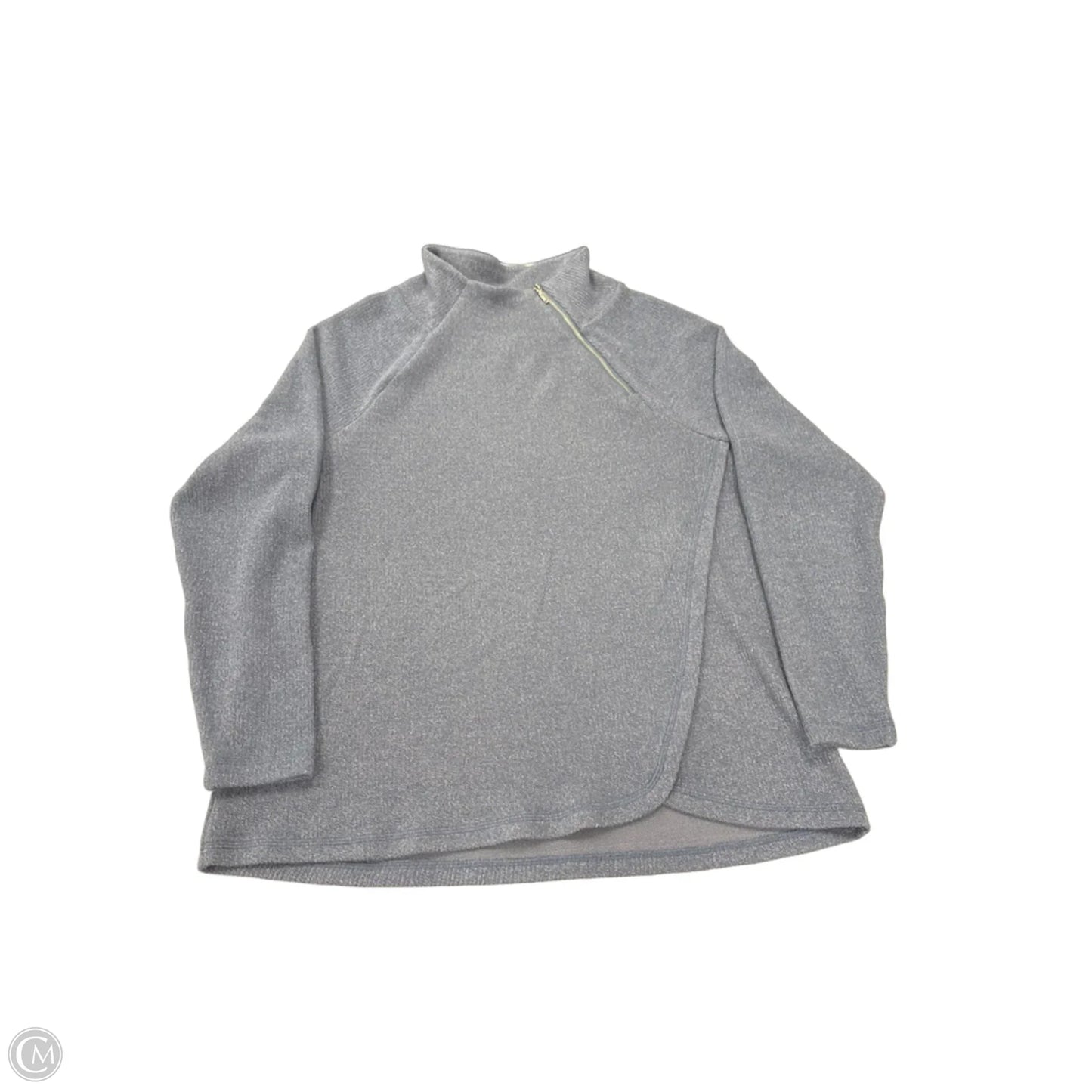 Top Long Sleeve By Cme In Blue, Size: L