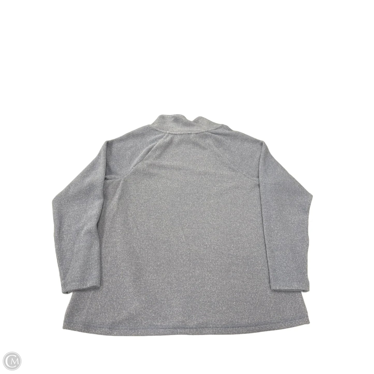 Top Long Sleeve By Cme In Blue, Size: L