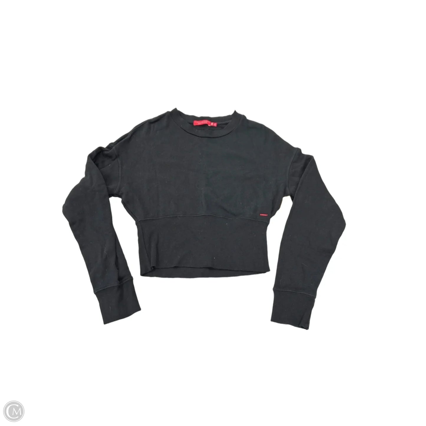 Top Long Sleeve By Cmb In Black, Size: M