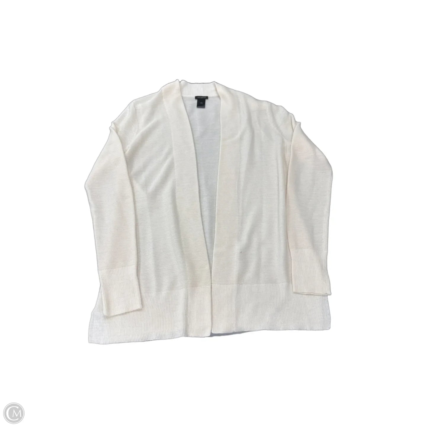Cardigan By Ann Taylor In Cream, Size: L