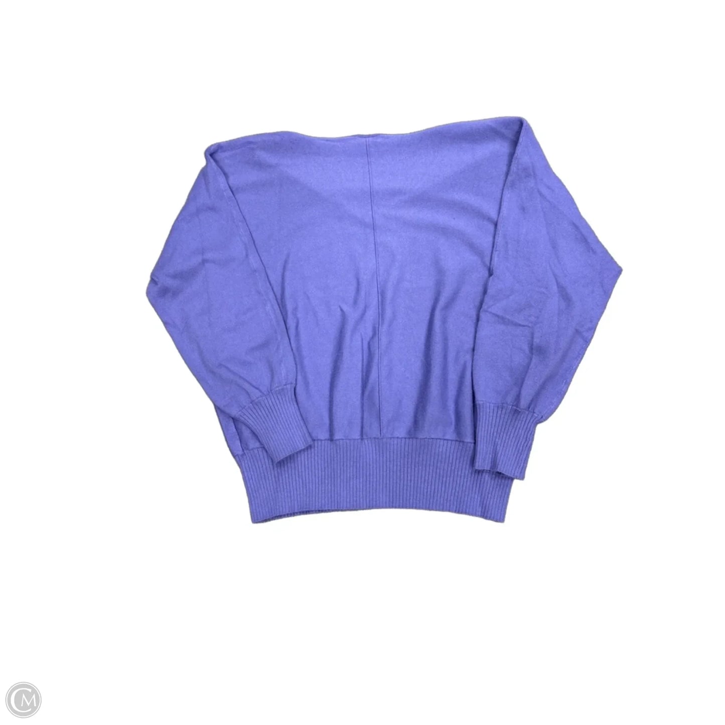 Top Long Sleeve By Ann Taylor In Purple, Size: Xl