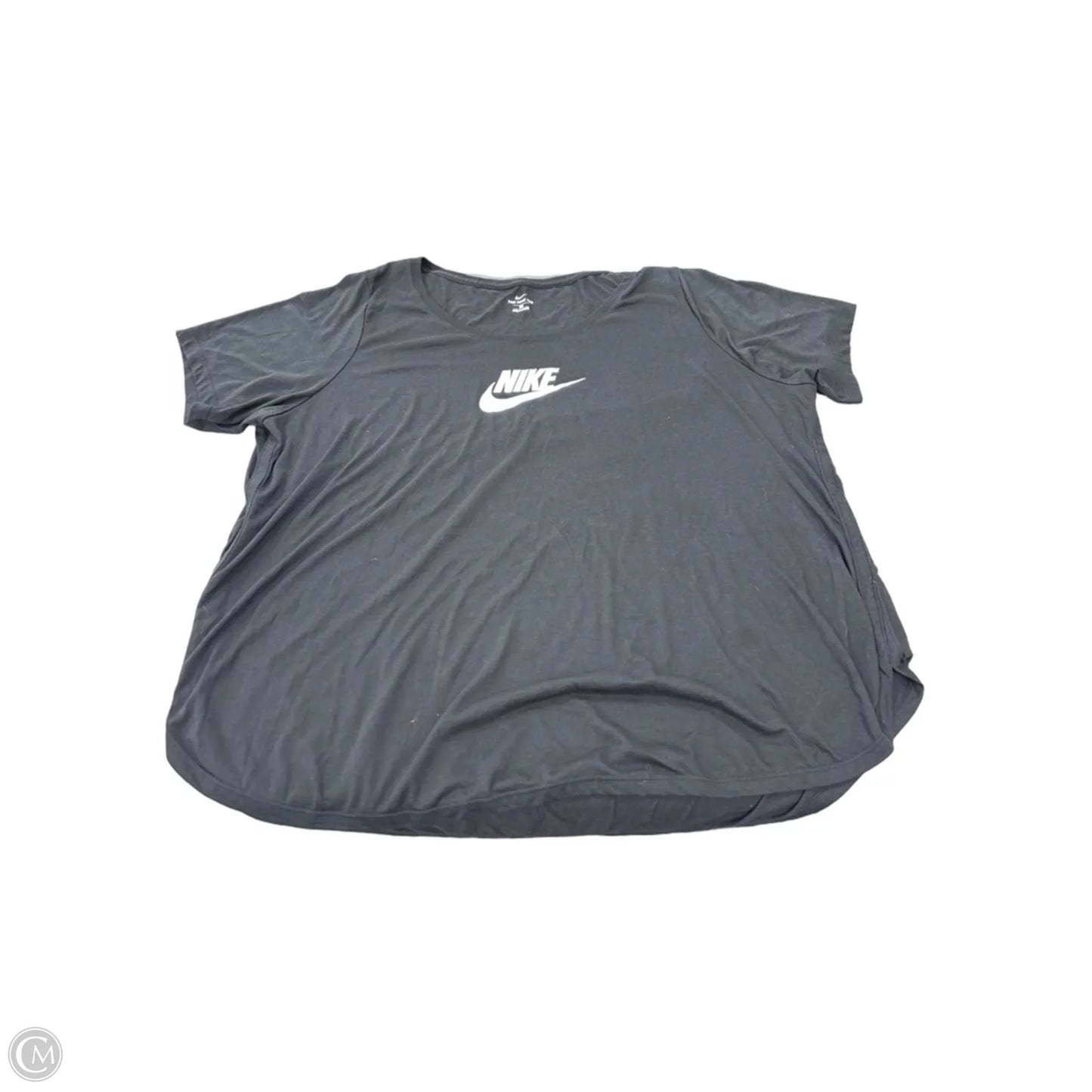 Top Short Sleeve By Nike In Black, Size: 3x