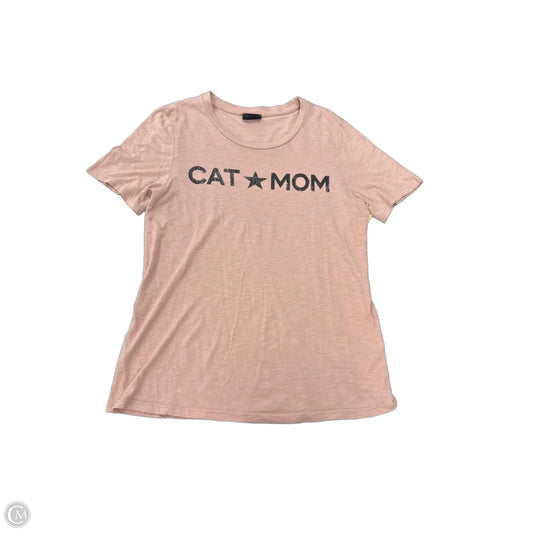 Top Short Sleeve By Cma In Pink, Size: S