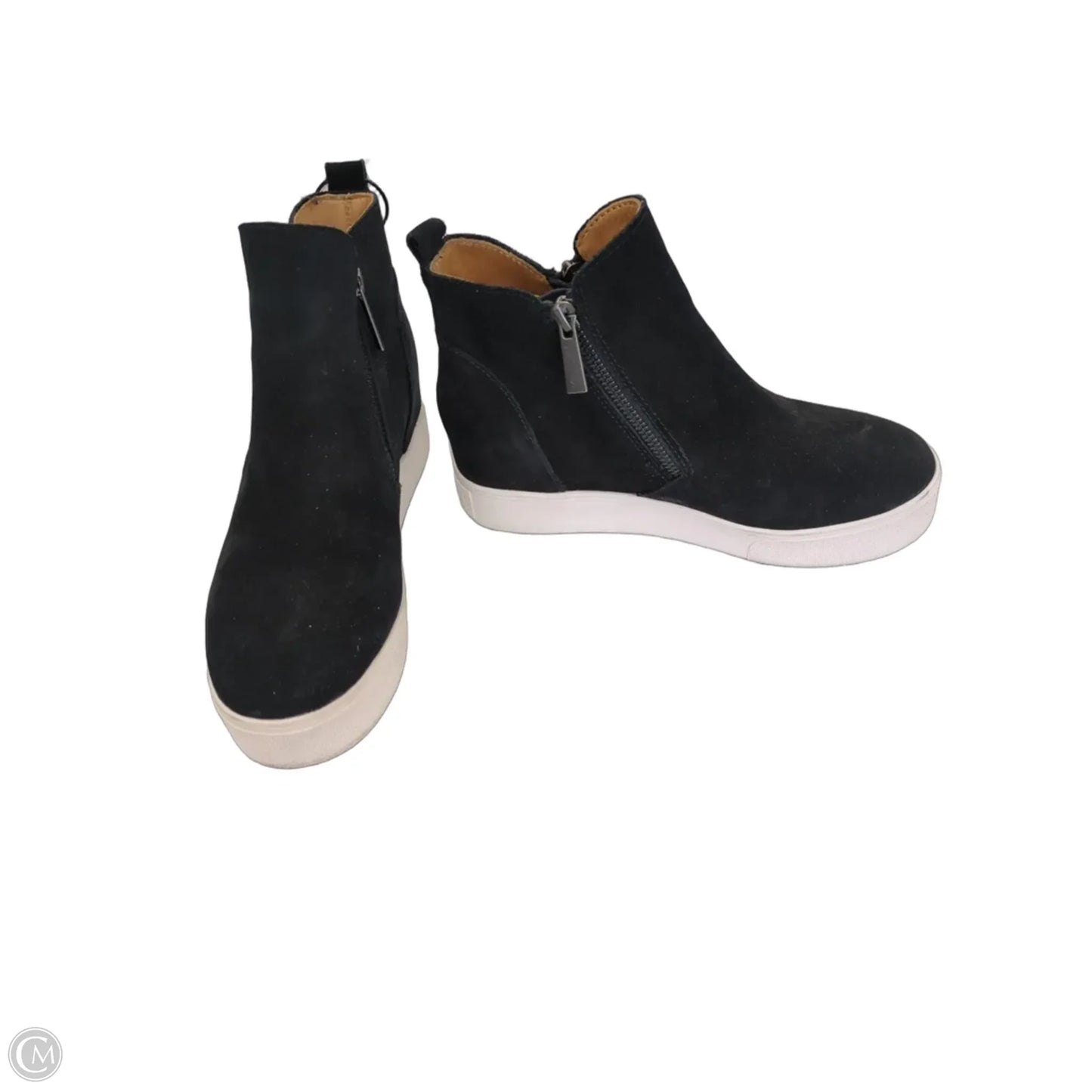 Shoes Flats By J Slides In Black & White, Size: 7.5