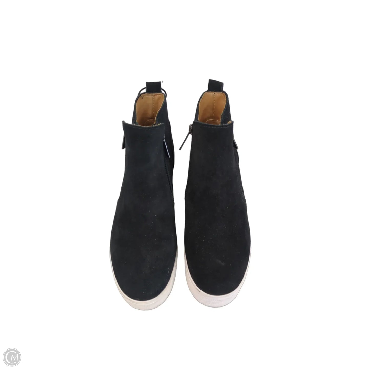 Shoes Flats By J Slides In Black & White, Size: 7.5