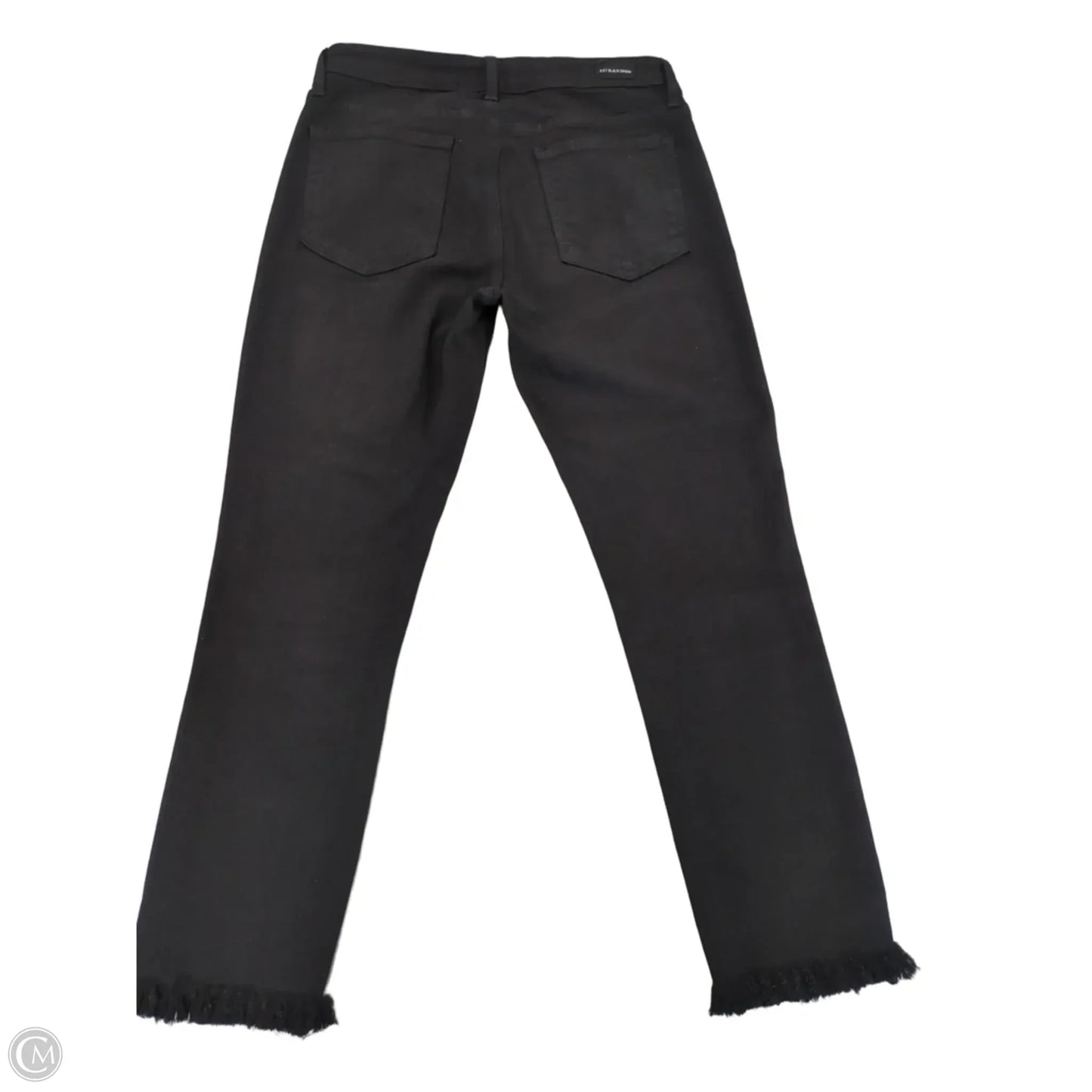Jeans Straight By Just Black In Black Denim, Size: 8