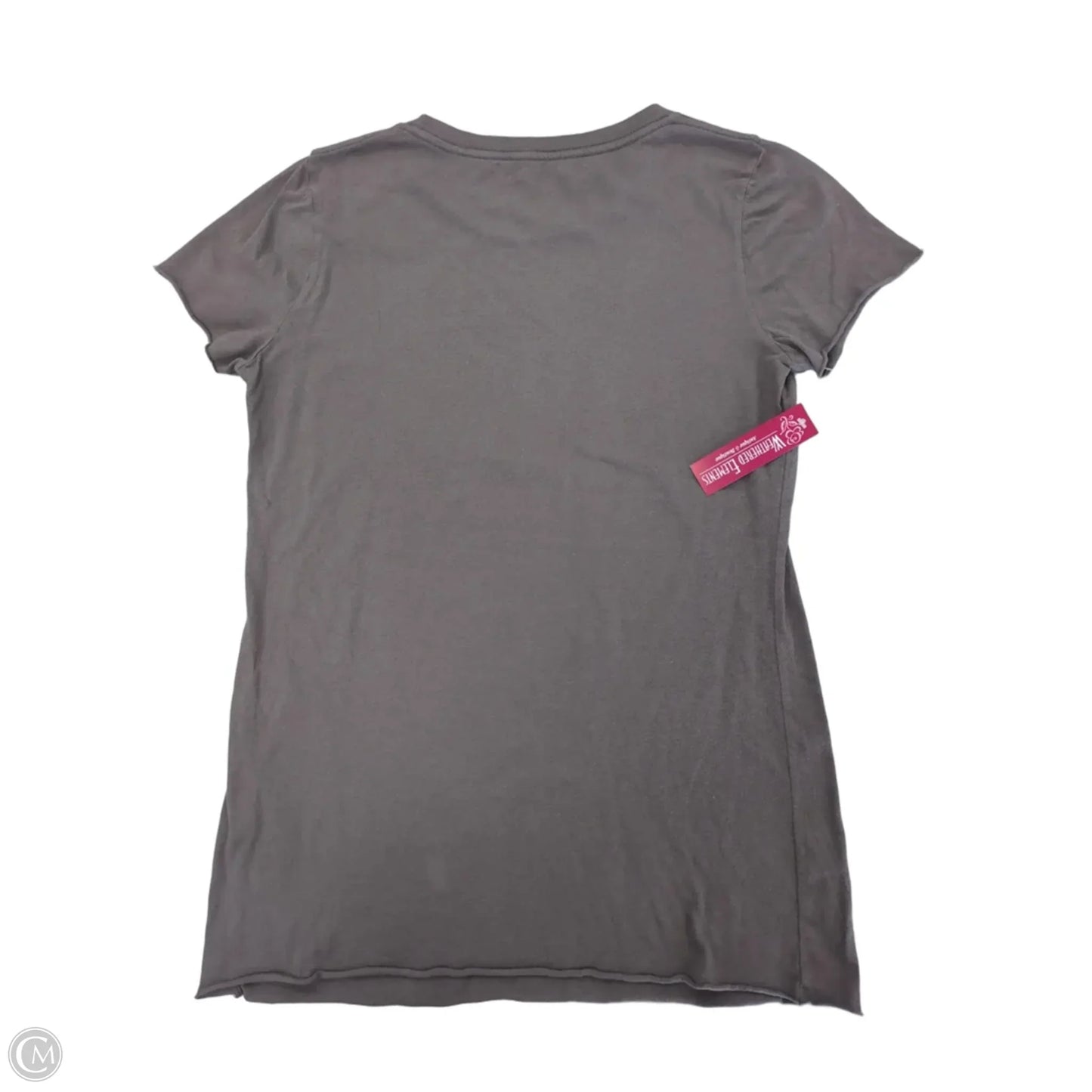 Top Short Sleeve By Cme In Grey, Size: S